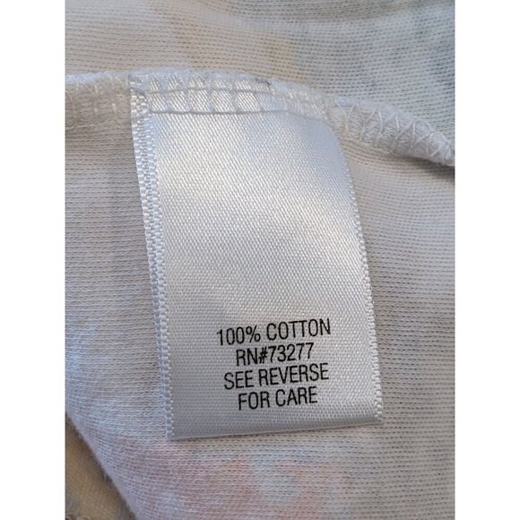 Croft & Barrow Plus 2X Top Shirt Orange Yellow Floral Flower Short Sleeve Cotton - Picture 7 of 8